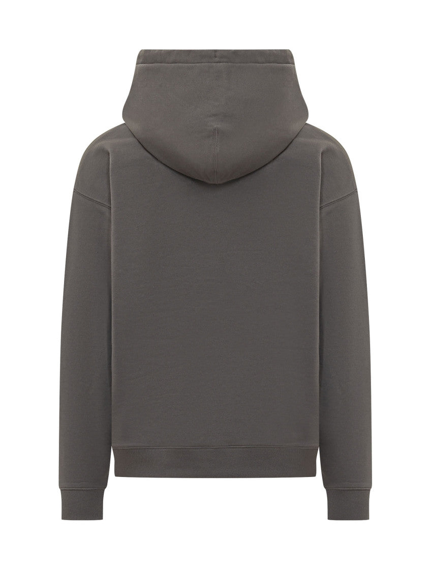 Grey Relaxed Logo Hoodie 2