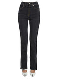 Black Slim High Rise Jeans 1