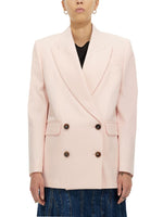 Light Pink Peaked Lapel Blazer 1