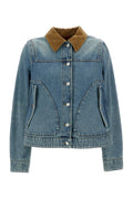 Sky Blue Shirt Collar Jacket 1