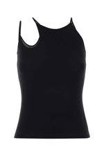 Black Scoop Neck Top 1