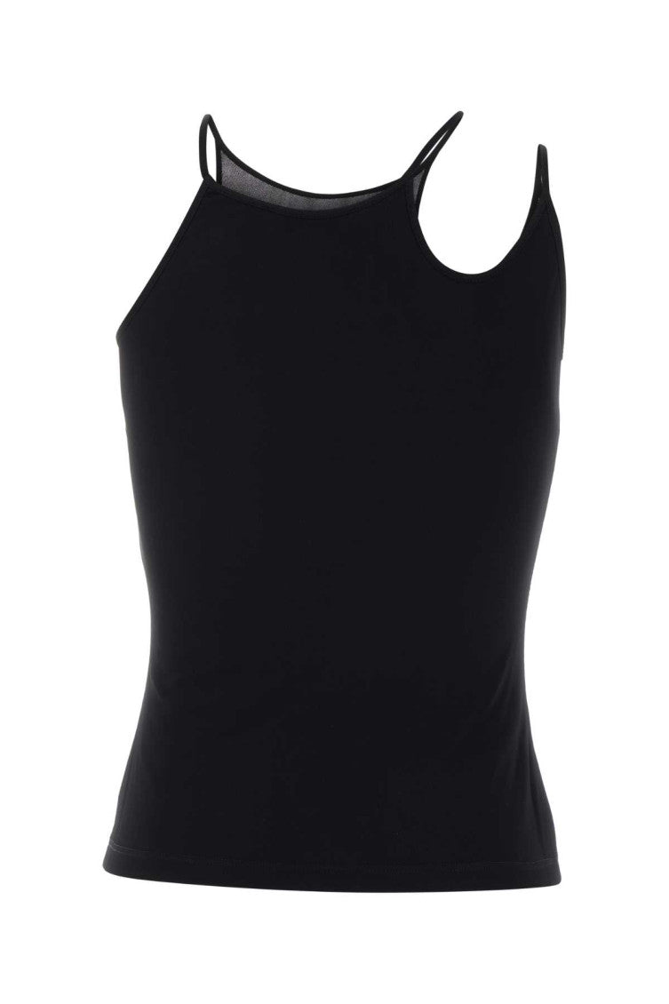 Black Scoop Neck Top 2