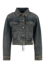 Blue Shirt Collar Jacket 1