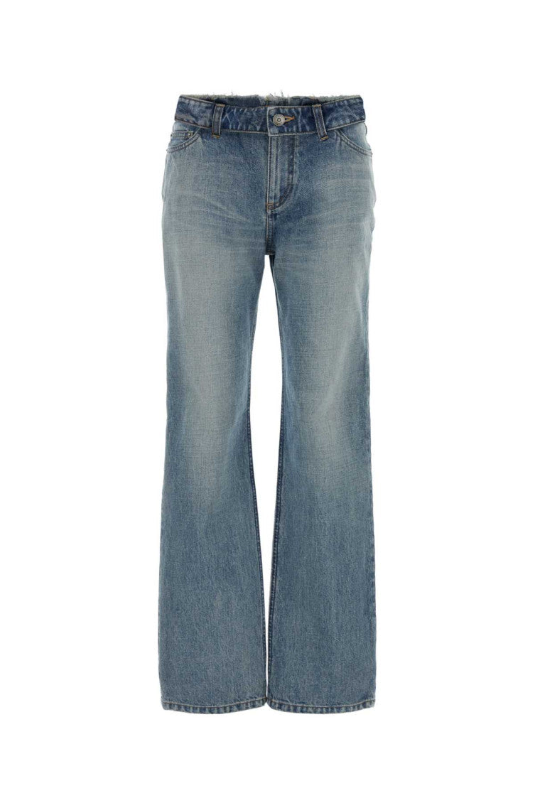 Blue Regular Mid Rise Jeans 1