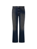 Navy Blue Mid Rise Jeans 1