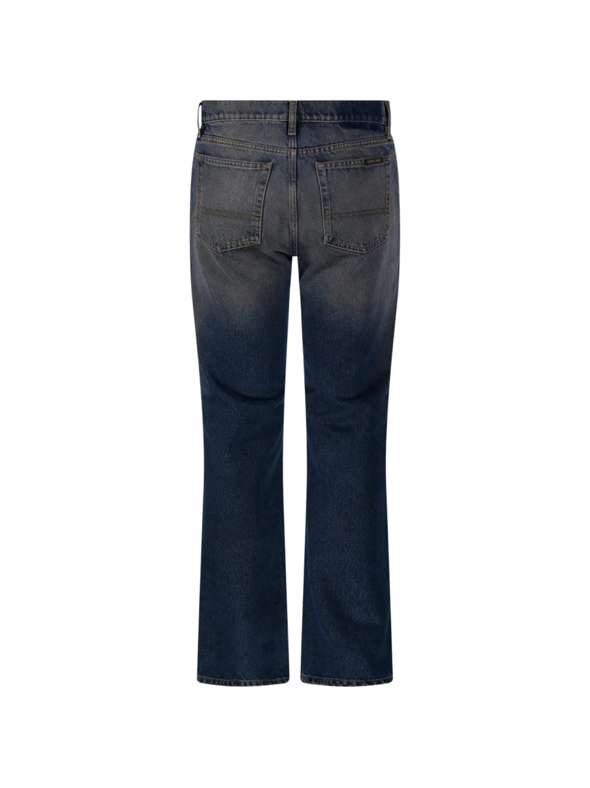 Navy Blue Mid Rise Jeans 2