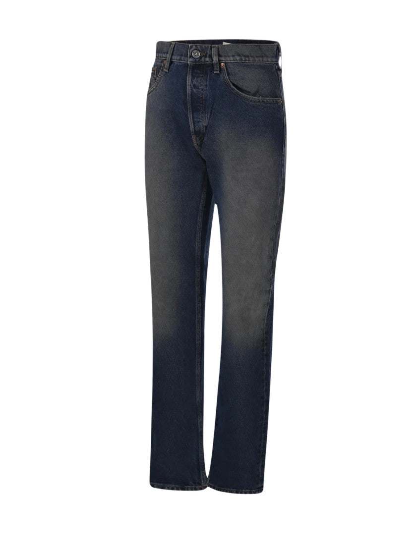 Navy Blue Mid Rise Jeans 3