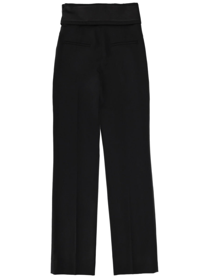 Black Tailored Pleated Pants 2