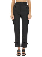 Black Regular Cargos Pants 1