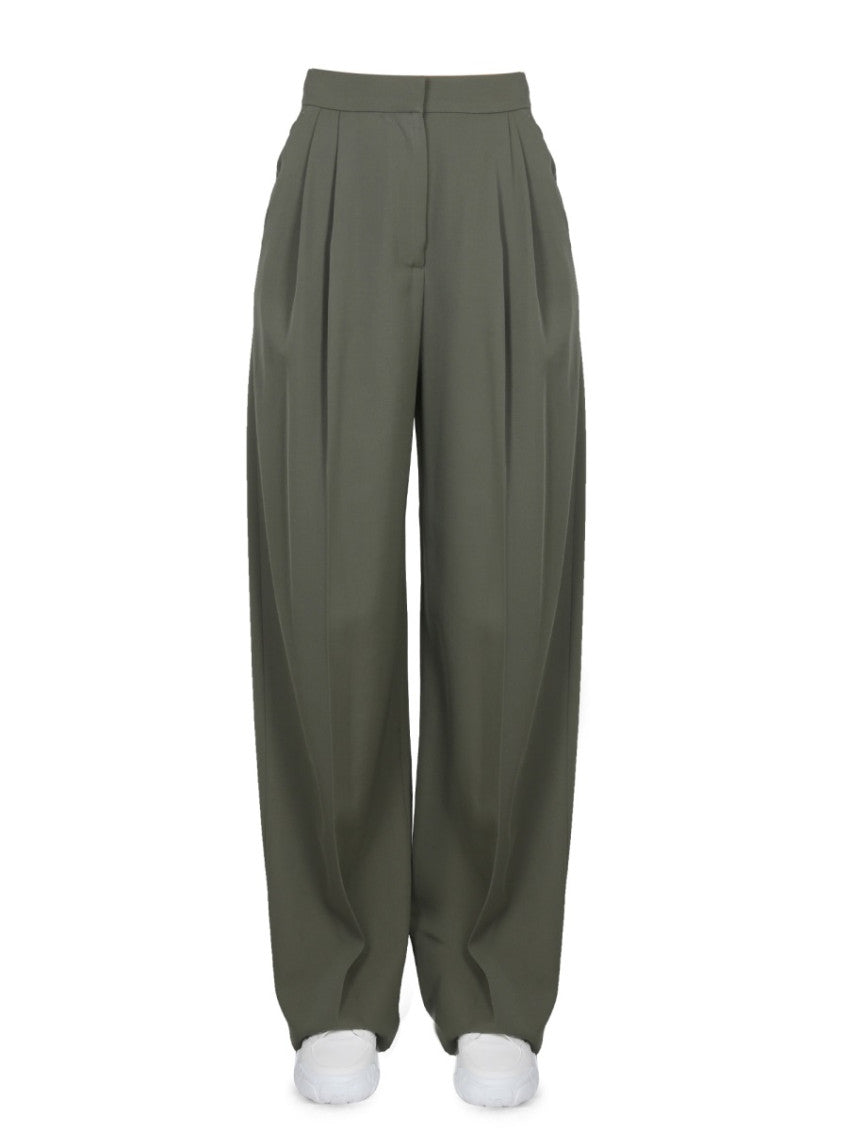 Green Relaxed Pants 1
