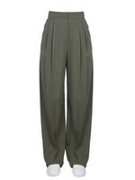 Green Relaxed Pants 1