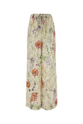Off White Loose Drawstring Pants 1