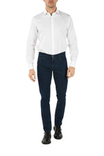 Blue Mid Rise Jeans 1