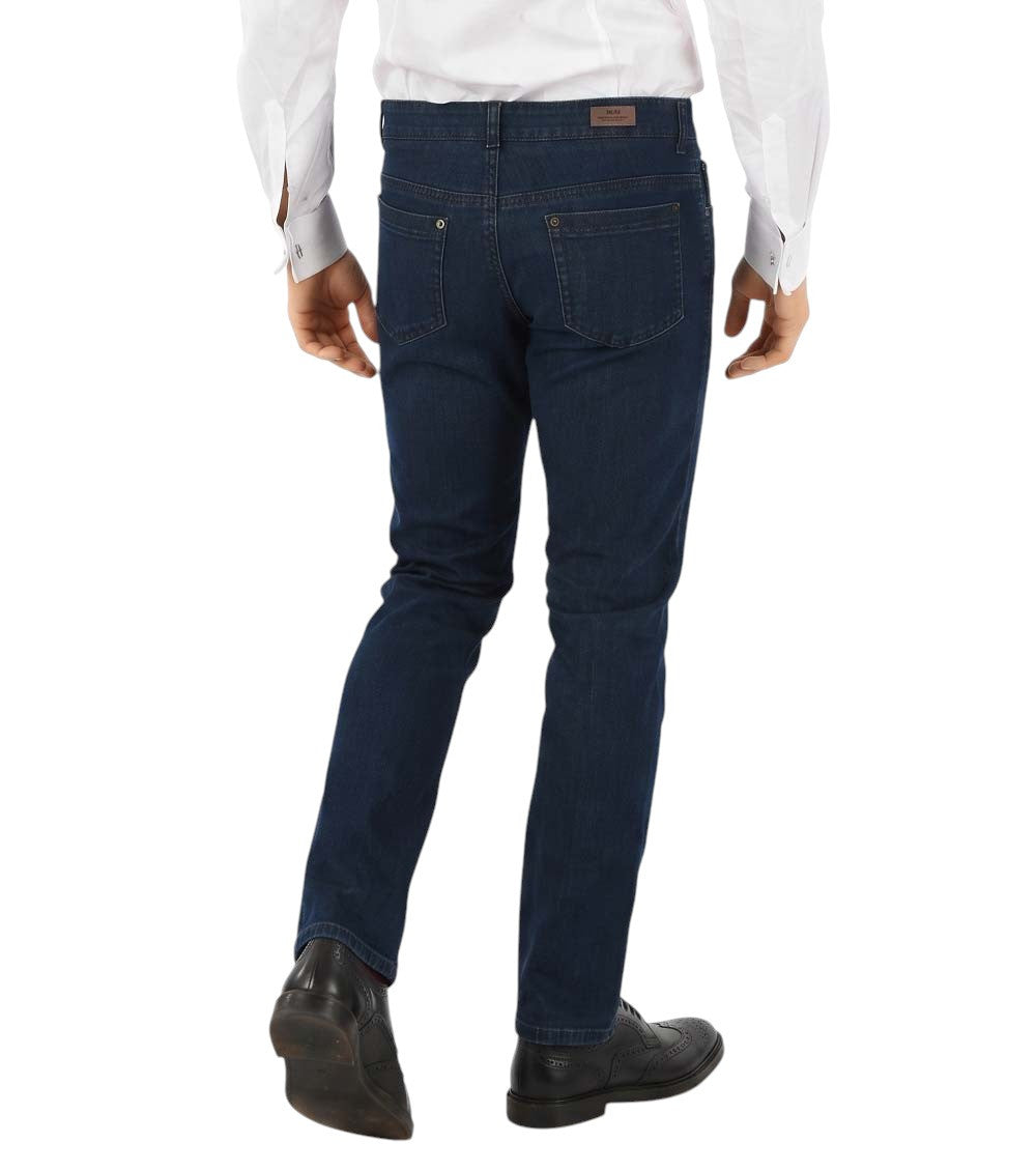 Blue Mid Rise Jeans 3