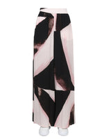 Multicolor Loose Flat Front Pants 1