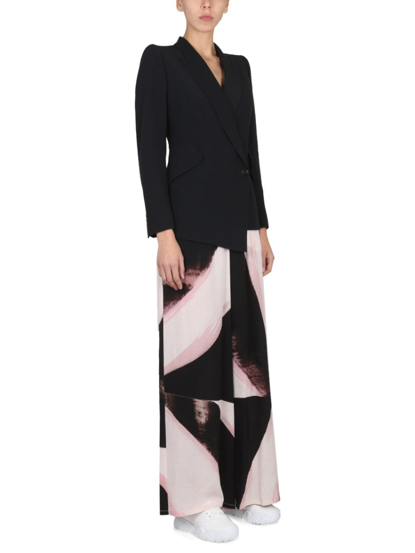 Multicolor Loose Flat Front Pants 2