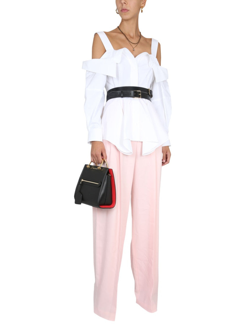 Pink Relaxed Pleated Pants 2