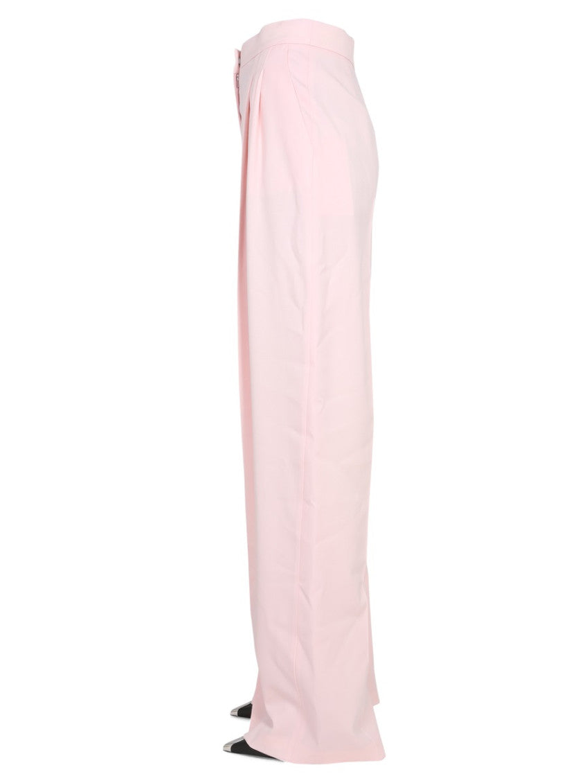 Pink Relaxed Pleated Pants 3