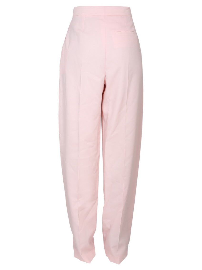 Pink Relaxed Pleated Pants 4