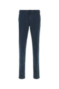 Navy Blue Flat Front Pants 1