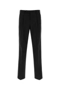 Black Tailored Pleated Pants 1