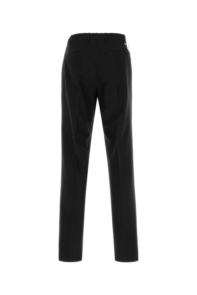 Black Tailored Pleated Pants 2