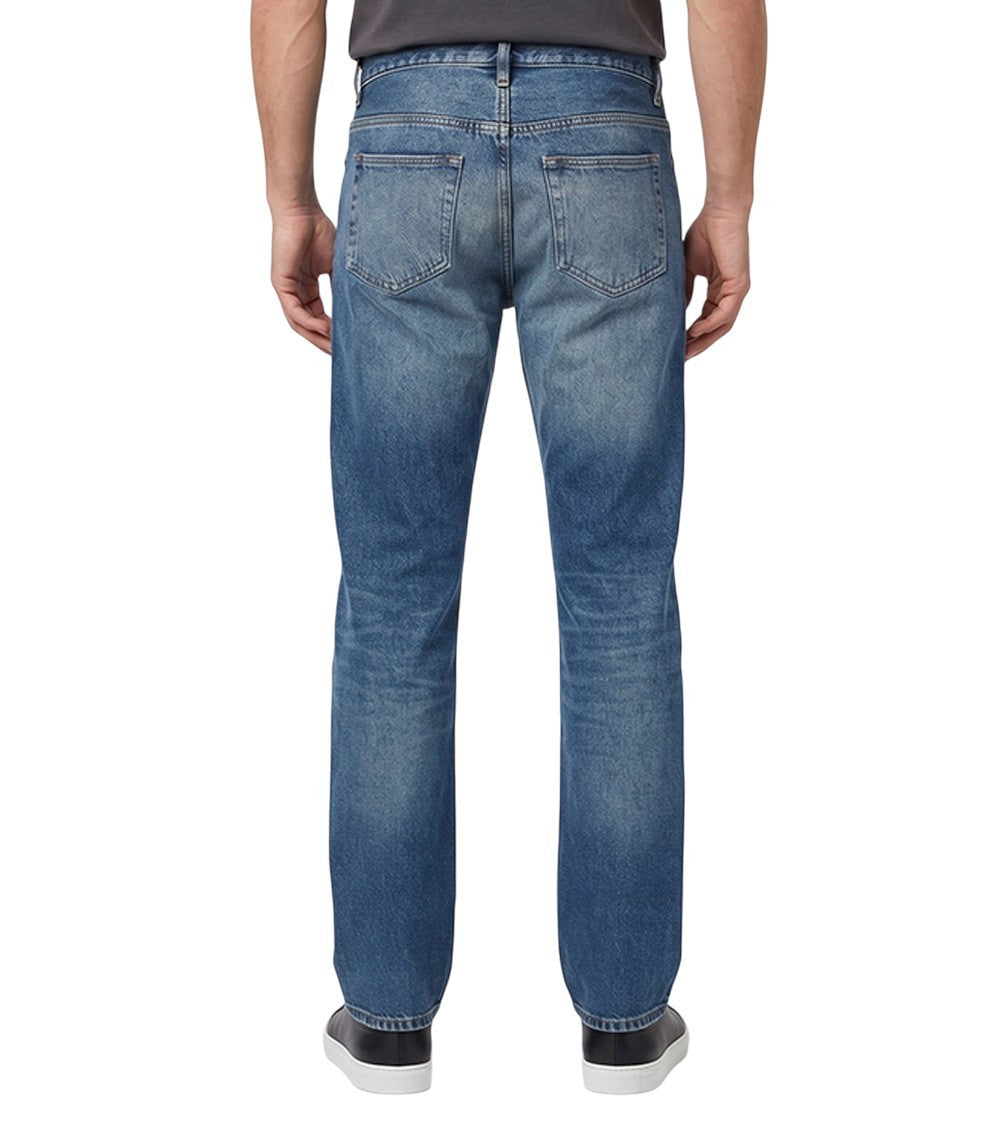 Blue Mid Rise Jeans 2