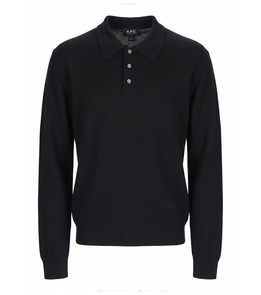 Black Shirt Collar Polo 1