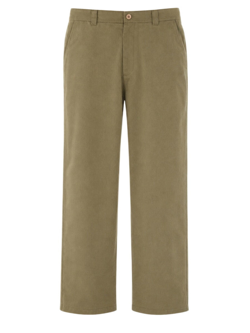 Khaki Straight Chino Pants 1