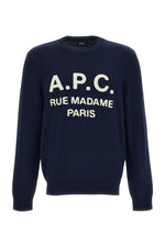 Navy Blue Logo Sweater 1