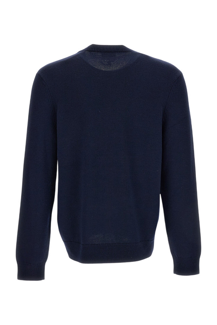 Navy Blue Logo Sweater 2