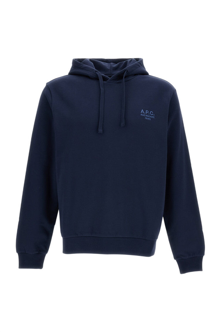 Navy Blue Logo Hoodie 1