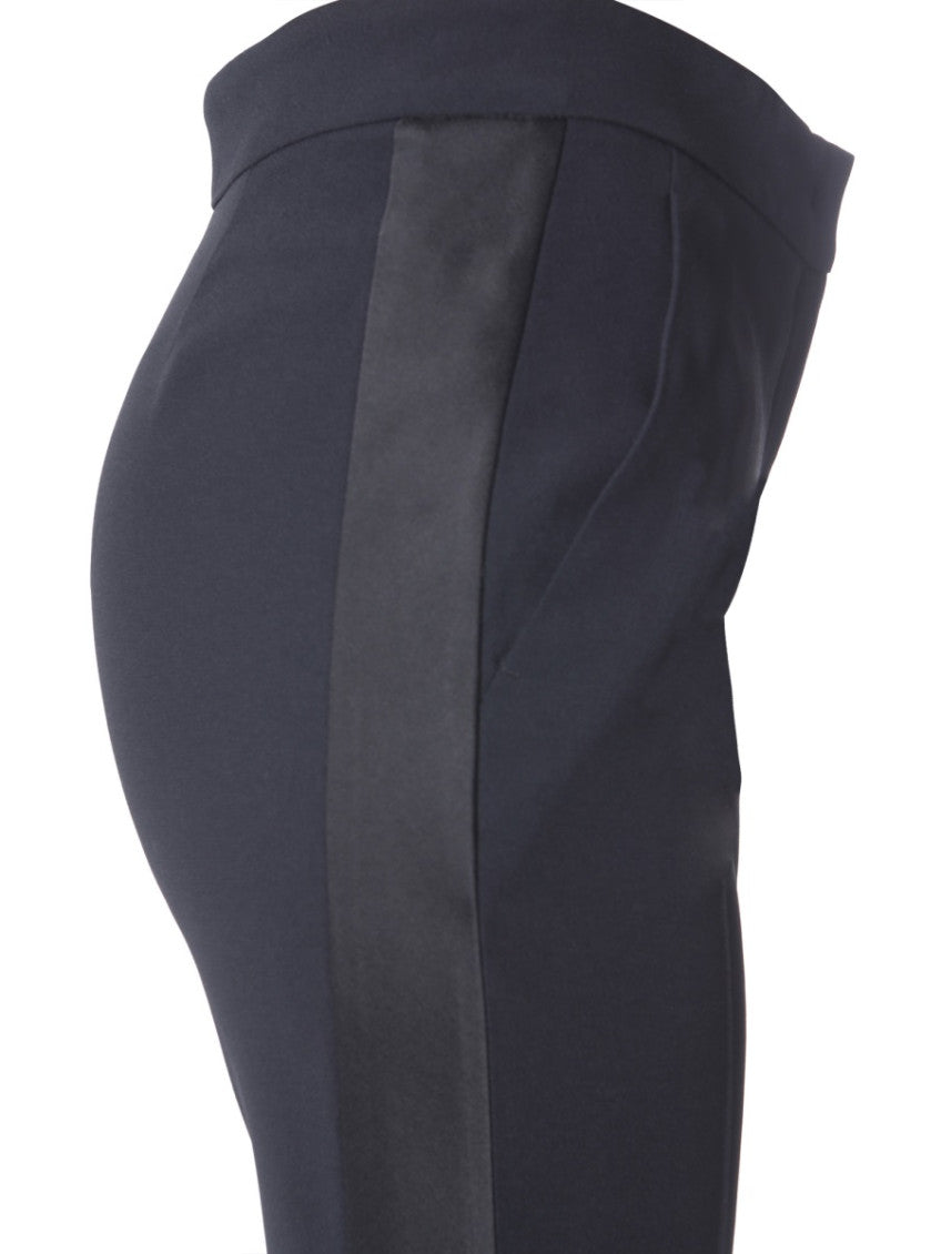Black Straight Flat Front Pants 5