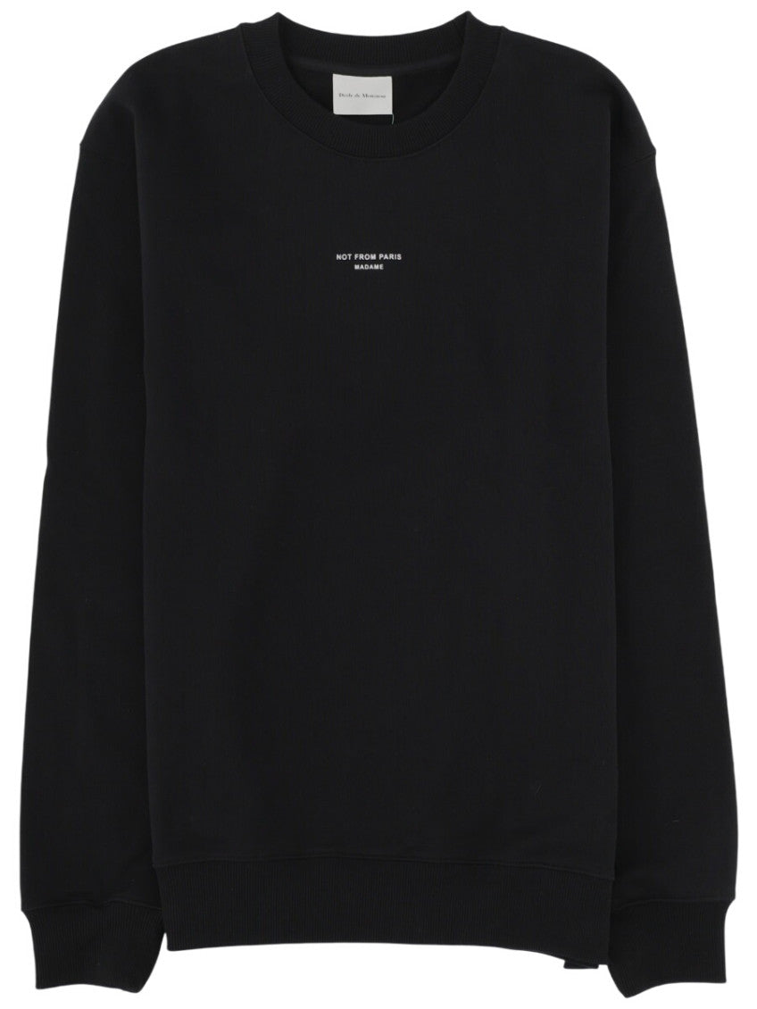 Black Crew Neck Sweatshirt 1