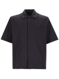 Navy Blue Textured Shirt 1
