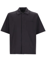 Navy Blue Textured Shirt 1