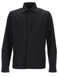 Black Regular Solid Overshirt 1