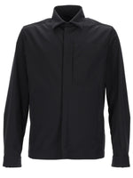 Black Regular Solid Overshirt 1
