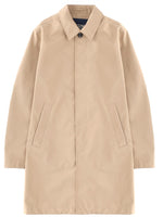 Beige Regular Solid Raincoat 1
