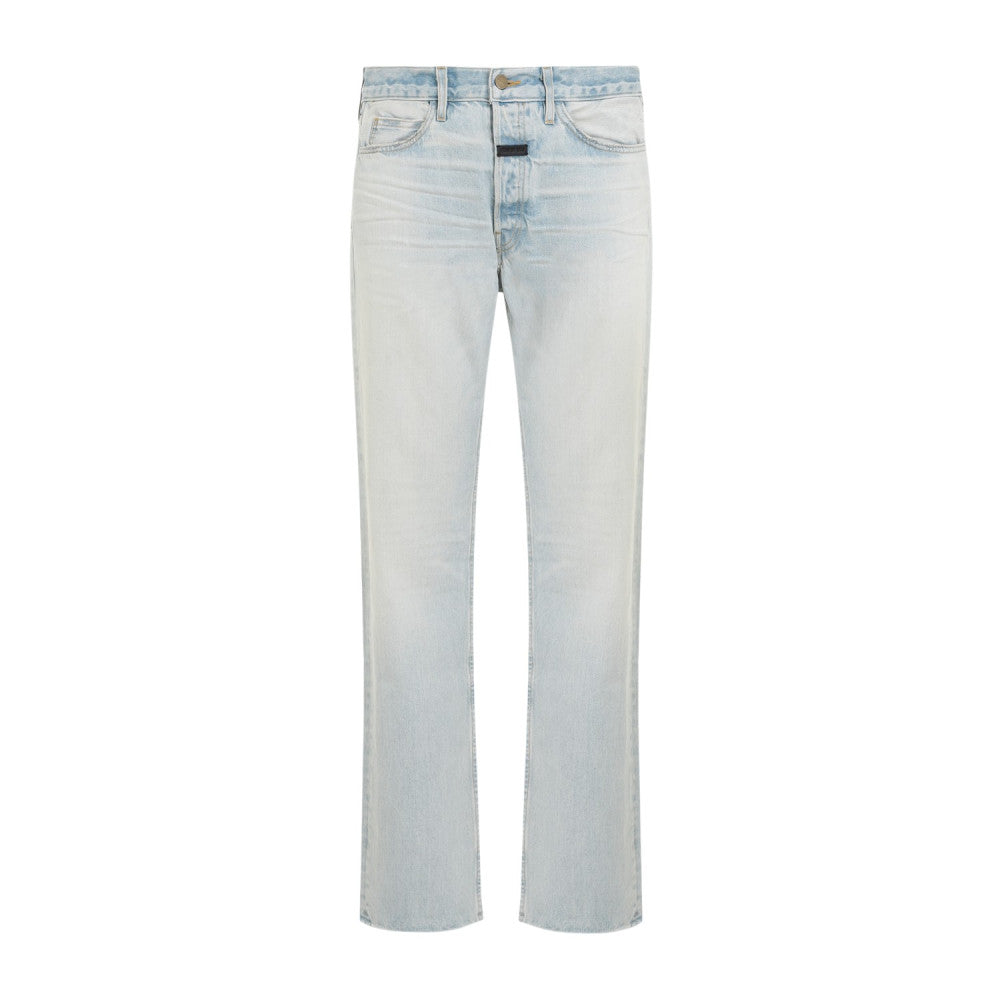 Light Indigo Mid Rise Jeans 1