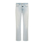 Light Indigo Mid Rise Jeans 1