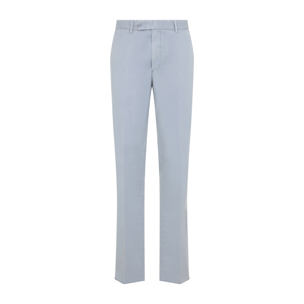 Light Blue Flat Front Pants 1