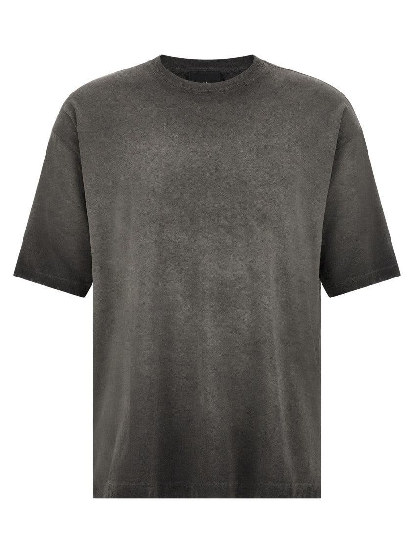 Grey Solid Crew Neck T-Shirt 1