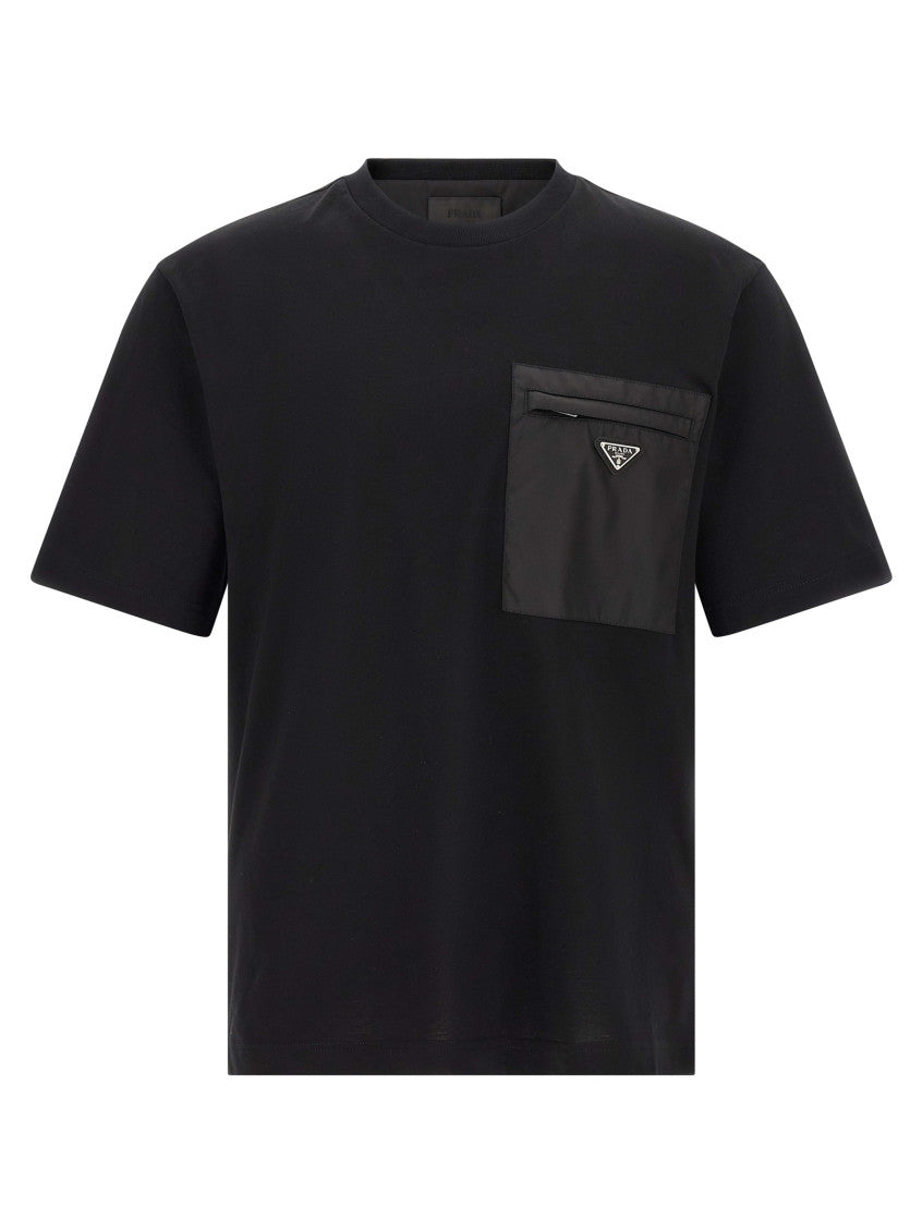 Black Logo Crew Neck T-Shirt 1