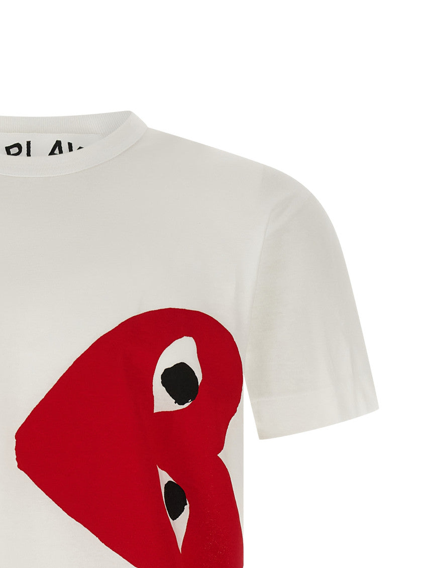 White Logo Crew Neck T-Shirt 3