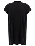 Black Solid Oversized T-Shirt 1