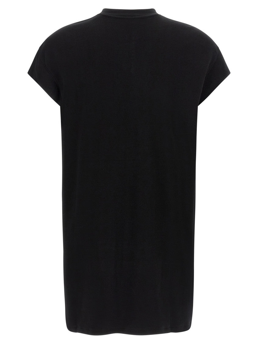 Black Solid Oversized T-Shirt 2