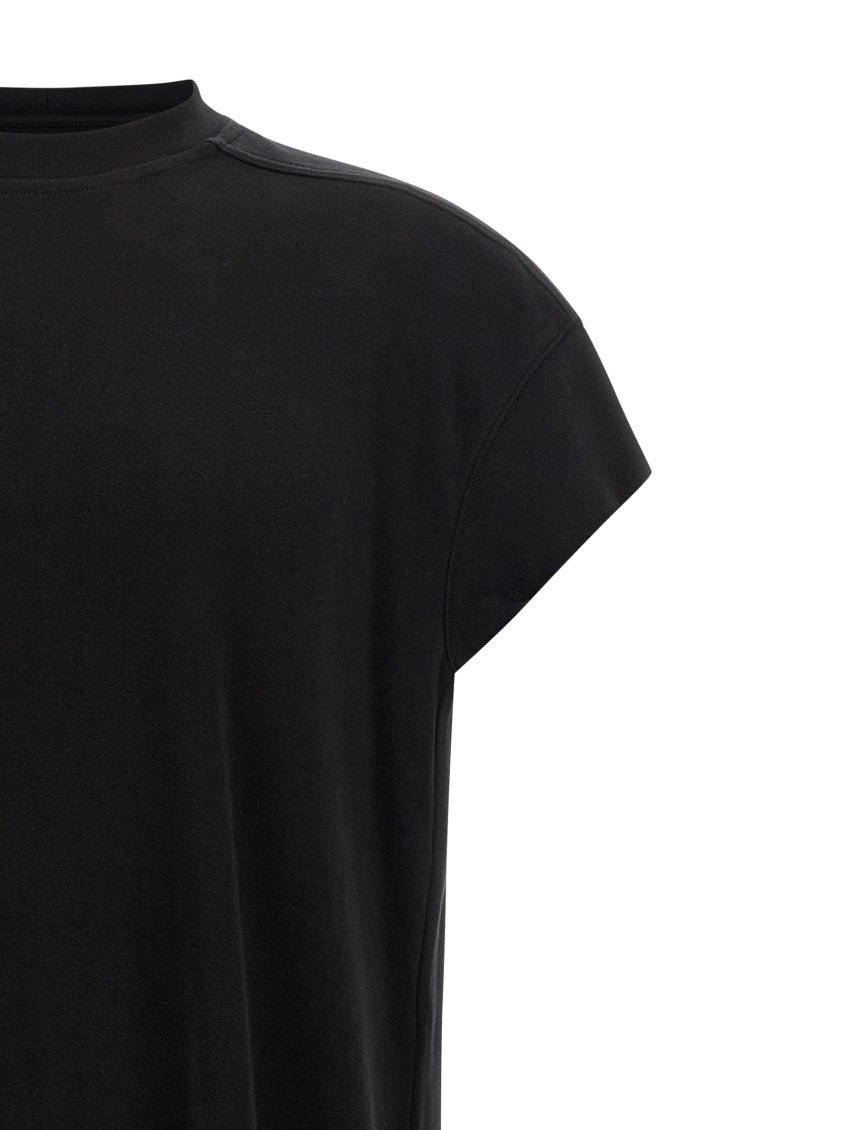 Black Solid Oversized T-Shirt 3