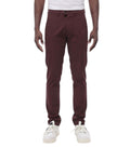 Maroon Flat Front Pants 1