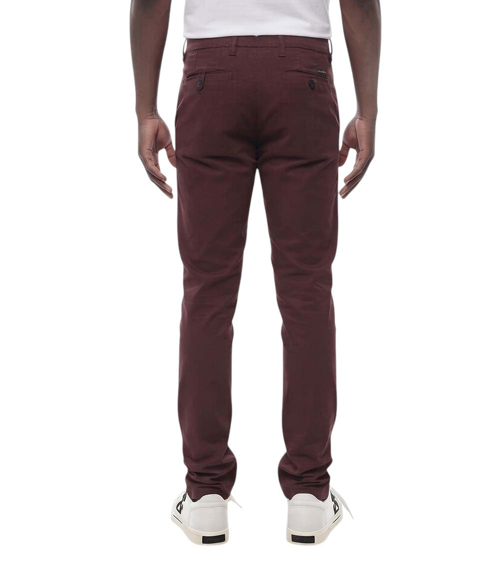 Maroon Flat Front Pants 2